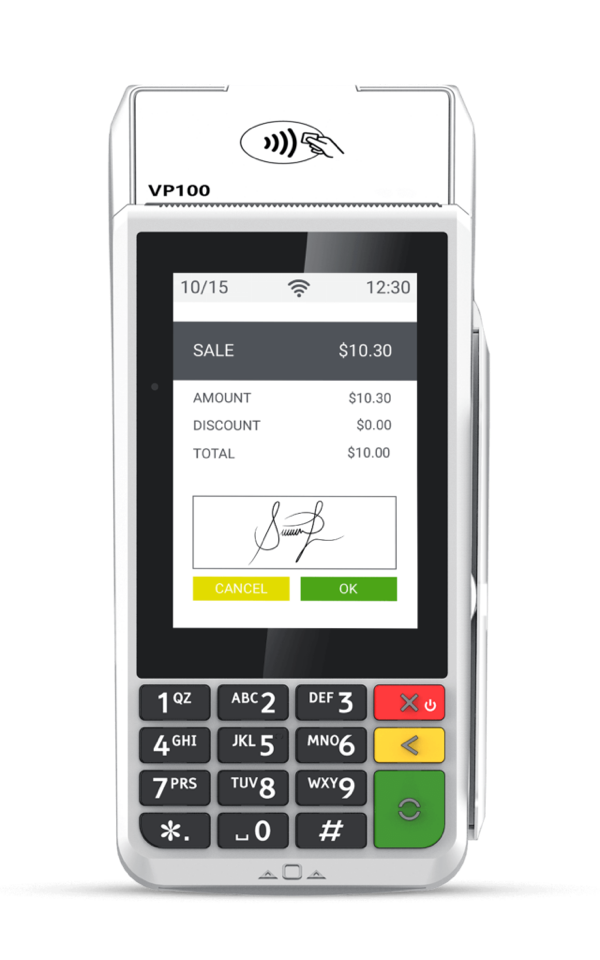 Valor VP100 countertop payment terminal